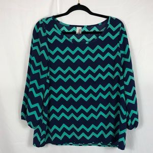 Francesca’s | chevron top